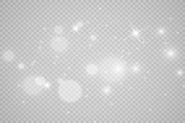 Brilliant gold dust vector shine. Glittering shiny ornaments for background. Vector illustration.	
