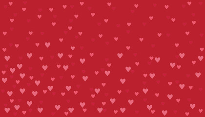 red hearts background