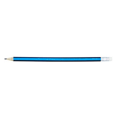 one sharp graphite pencil with eraser