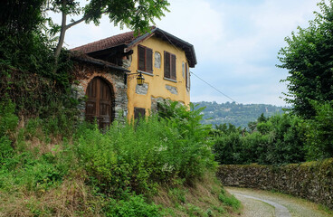 Naklejka premium Sacro Monte di Orta in Italien