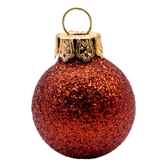 one single xmas or christmas glitter ball