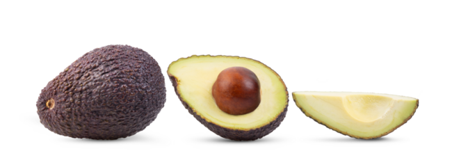 avocado isolated on transparent png