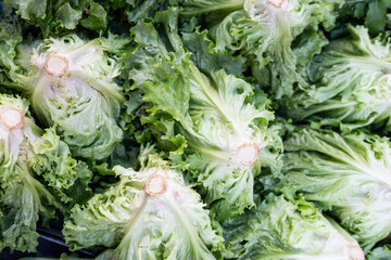 fresh vegetables on market