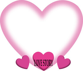 valentine frame, pink frame, pink heart frame