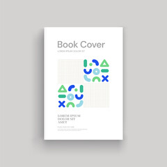  Contains templates set with graphic geometric elements. Applicable for placards, trendy style brochures, posters, covers 