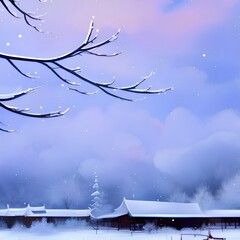 Winter, Template, AD Template, PPT template, Slide, Flyer, postcard, slide for brochure, booklet, background.	