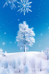 Winter, Template, AD Template, PPT template, Slide, Flyer, postcard, slide for brochure, booklet, background.	
