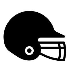 helmet glyph icon