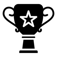 trophy glyph icon