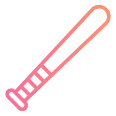 baseball bat gradient icon