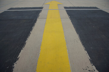 Obraz premium Destination sign in an Airport