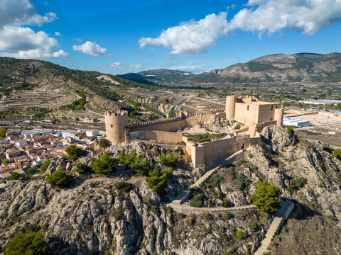 The castel of Castalla in Alicante, Spain