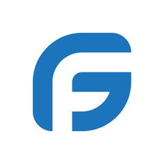 Letter FG logo design vector