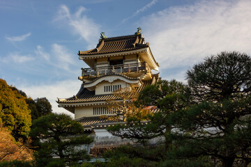Naklejka premium Old Japan castle