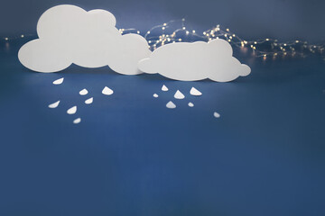 Chmury 3d - tło graficzne