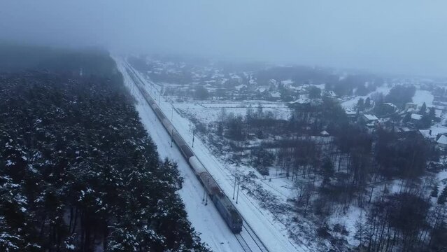 Pociąg w trasie