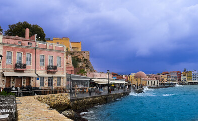 Alter venezianischer Hafen von Chania, Kreta