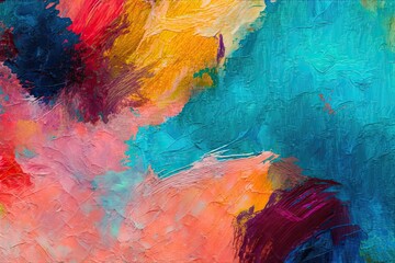 Paint texture colour abstract wallpaper. Generative AI illustration.