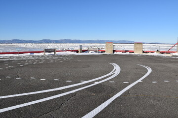 The wharf in winter, Montmagny, Qu&eacute;bec, Canada