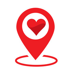 location point simple shapes vector icon.