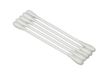 Cotton bud isolated on transparent background png file