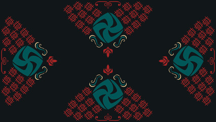 Ornamental Geometrical textured Background - (decoration, wallpaper, texture, illustration, desktop, cover, card, gift, frame, wall, book)