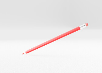 Ren voting pencil, putting about to put a vote onto paper.