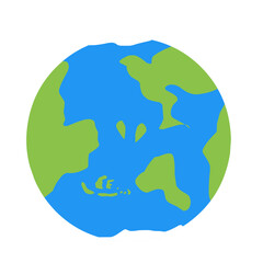 Earth Globe icon vector