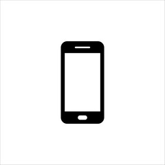 smartphone icon. mobile phone icon vector illustration on white background