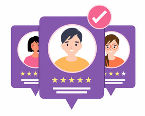 Selects the best candidate for job online. CV, resume analysis, HR resume concept.