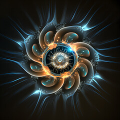 A Mysterious but Magnificent Quantum Magnetif Field Event, AI Generative