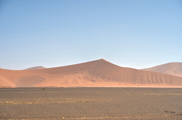 Naklejka na ściany i meble Namib Desert Dunes around Sossusvlei, HDR Image