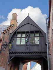Fototapeta na wymiar Medieval architecture of Bruges in Flanders, Belgium