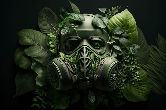 nature has been suffering from pollution and cannot breathe with the emission of toxic and polluting gases nature asks for help to put an end to pollution let nature breathe