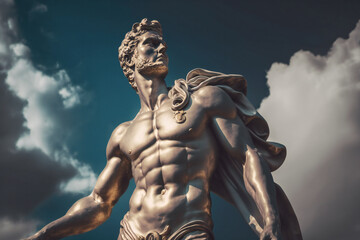 Ancient roman greek god - Roman culture - Generative AI