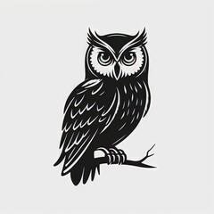 Fototapeta premium owl logotype
