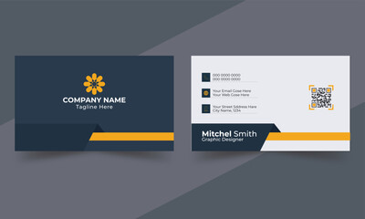 Corporate Business card, Luxury and Elegant Business Card, Vector business card template, Visiting Card For Business and Personal Use, Simple and clean layout, Creative and clean design