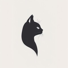 logo black cat 