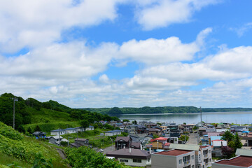 北海道　東部　初夏の厚岸町
