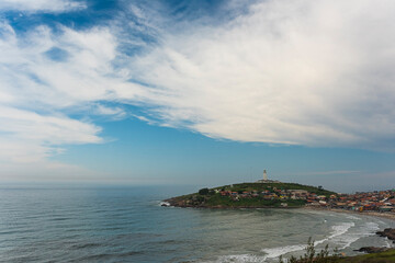 Farol de Santa Marta - Laguna - SC. Scenic landscape of Cape Santa Marta village in Laguna - Santa Catarina – Brazil