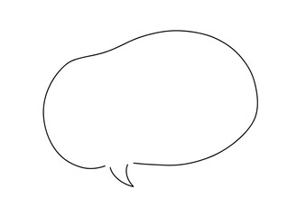 手描きの吹き出し