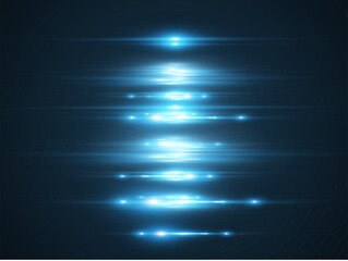 Light blue vector special effect. Glowing beautiful bright lines on a dark background.	
