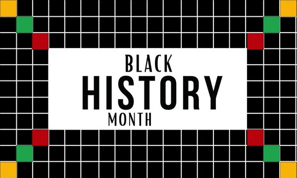 Black history month text animation for American African culture and Black history month