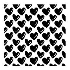 Fototapeta premium seamless pattern of heart shape background