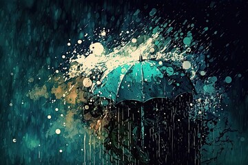 abstract rain background