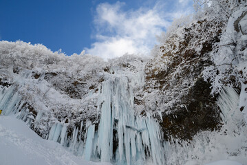 蔵王の景色　坊平高原、仙人沢の氷瀑