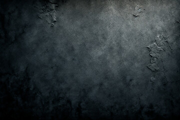 Obraz premium dark grunge textured concrete background vintage distressed texture and dark gray charcoal color paint.Generative AI.