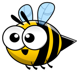 abeja ilustrada alegre infantil sin fondo