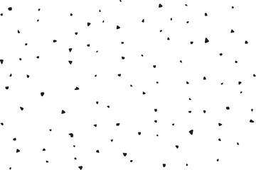 Black Dots Seamless Pattern on White Background