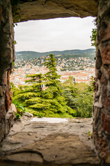 View of the castle of San Giusto in Trieste, Friuli Venezia Giulia - Italy